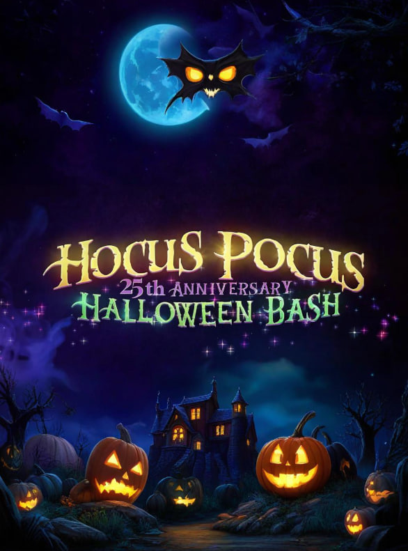《HocusPocus》25周年万圣节狂欢